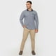 thumbnail image 4 of Polera Hombre Polo Piqué M/L Azul Corona, 4 of 5