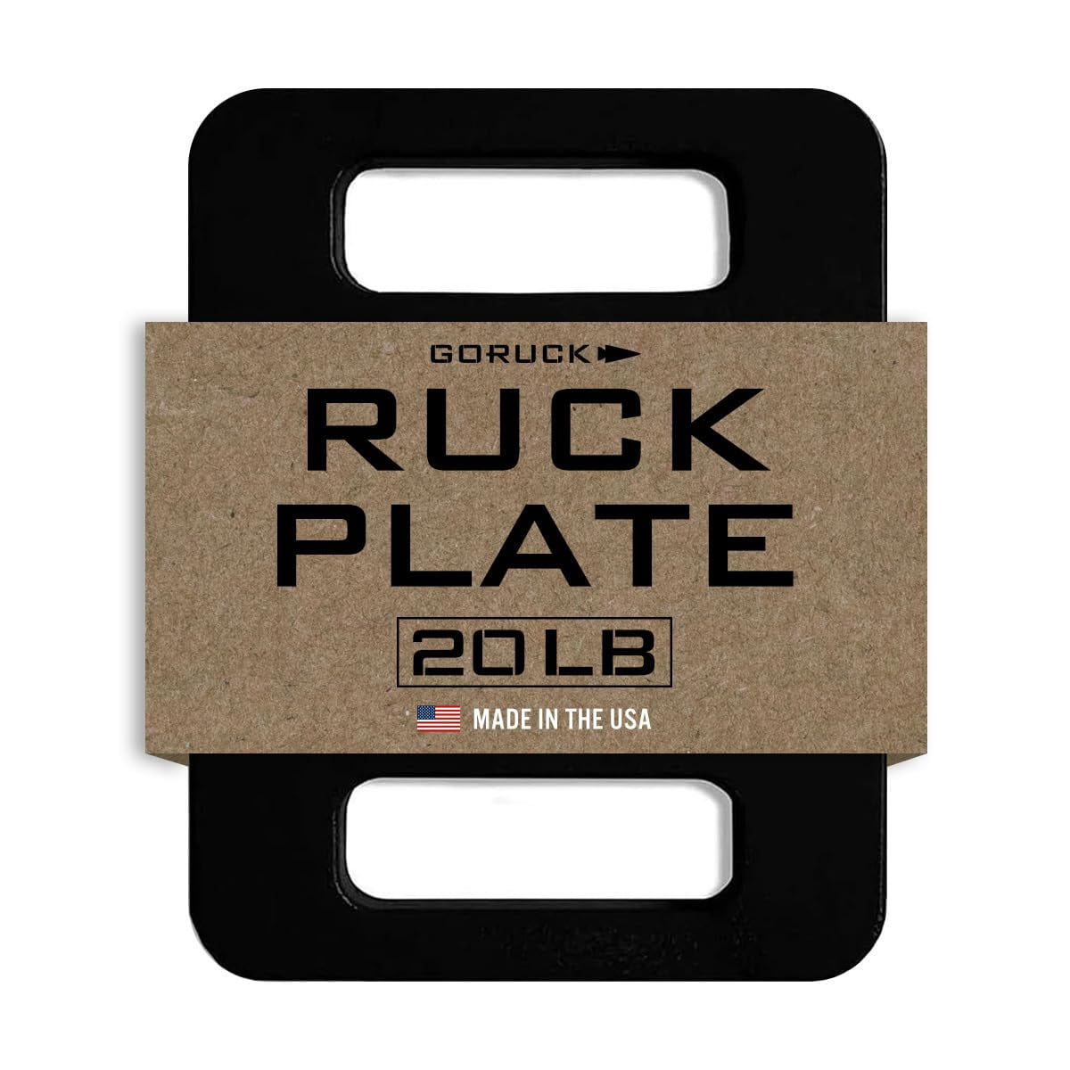 Placa Pesada Goruck Ruck Plate De 20 Libras Para Rucking Fitness