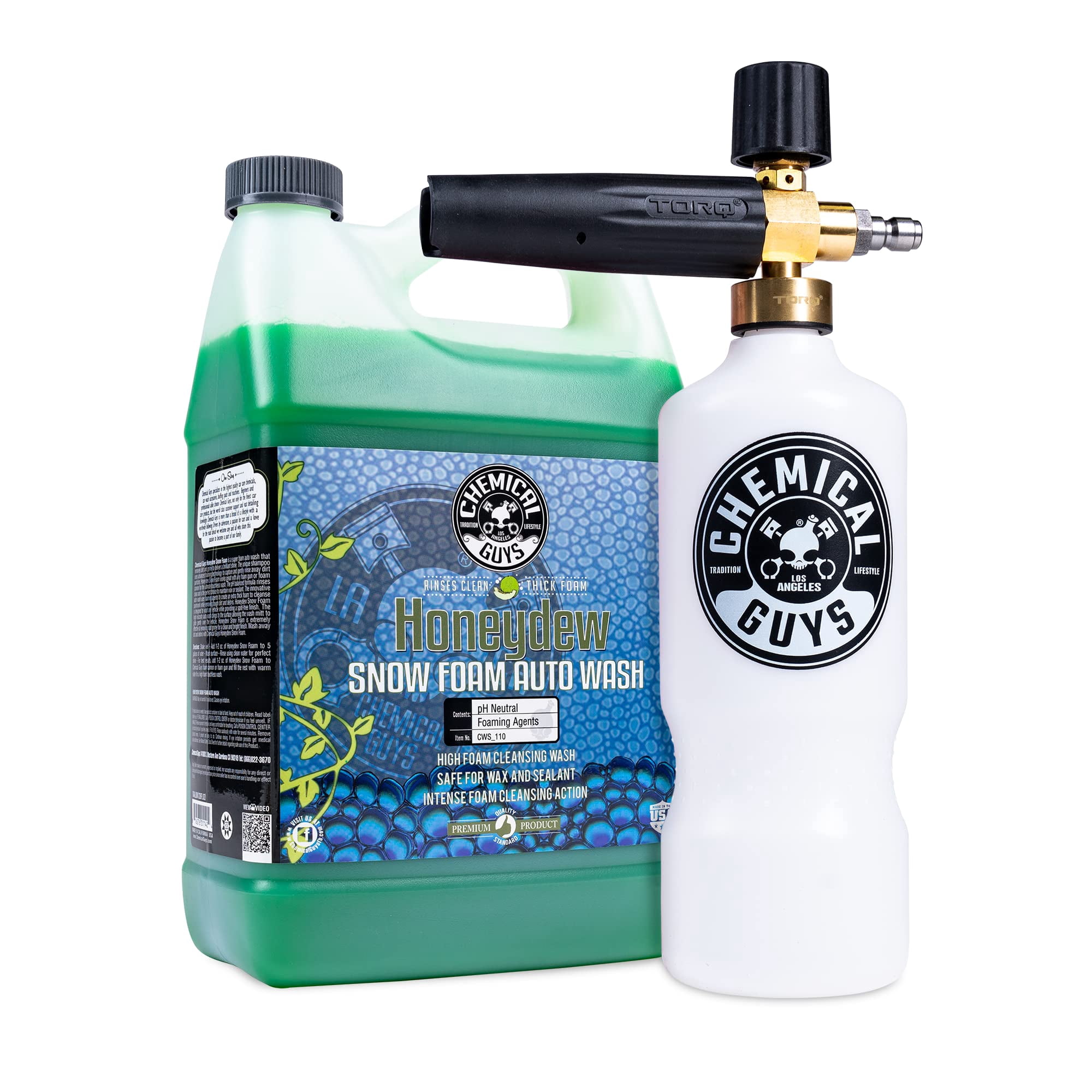 Kit De Lavado De Autos Chemical Guys Torq Max Foam 8, Jabón De 3,8 L