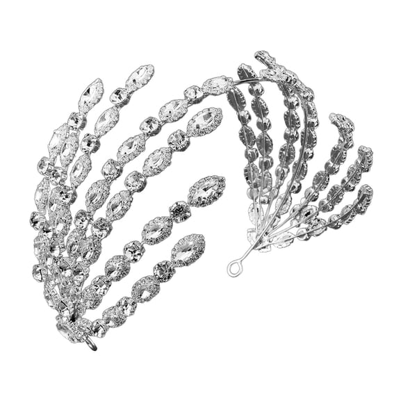 Diadema Nupcial Para Boda, Tocado Nupcial Para Aniversario, Cosplay, Aniversario, Estilo C