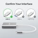 thumbnail image 2 of Lector de tarjetas SD USB C Unitek de 3 ranuras USB 3.0 tipo C - Gris, 2 of 8