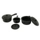 thumbnail image 3 of Juego De Ollas De Cocina Para Casa De Muñecas, Accesorios De Decoración De Cocina, Color Negro, 1/12, 3 of 5