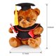 thumbnail image 3 of Oso de peluche de graduación Yixiang de 8.5 pulgadas con gafas y diploma, 3 of 5
