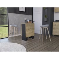 Tuhome - Mesa Abatible Compact Wengue Y Macadamia