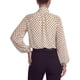 thumbnail image 4 of INSPIRE CHIC Blusa de Lunares para Mujer con Lazo en el Cuello, Mangas Largas Abullonadas, Ligera, Oversize, de Chifón, Estilo Vintage, Talla Mediana, Blanca, 4 of 6