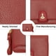 thumbnail image 3 of Cartera de mano de piel sintética de gran capacidad con cremallera para mujer, porta teléfono, bolso de mano de viaje, bolso de mano, 3 of 5