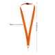 thumbnail image 3 of Lanyards WEZEBEL naranjas con cierre de seguridad, paquete de 24 para gafetes de identificación, 3 of 5