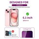 thumbnail image 2 of Protector de Pantalla Ifaeveus iPhone 15 6.1" Privacidad 2 Unidades, 2 of 6