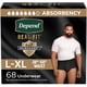 thumbnail image 1 of Pañales para Adultos Depend Real Fit Máxima Absorción 68 unidades, 1 of 9