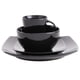 thumbnail image 3 of Juego de vajilla Gibson Soho Lounge Square Black 16 piezas, 3 of 6