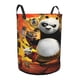 thumbnail image 2 of Franquicia de Kung Fu Panda Cesta de lavandería de gran capacidad redonda con asa, bolsa para ropa sucia plegable, almacenamiento para dormitorio, baño y lavadero 44x35 cm, 2 of 6