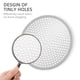 thumbnail image 2 of 1pc Shower Drain Hair Catcher Cover Strainer, Stall Drain Protector Cover, Stainless Steel, 2 of 4