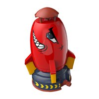 Bothyi - Juguete De Pulverización De Agua Para Césped, Forma De Cohete Espacial, Juguete De Agua Para Exteriores Para Niños, Bebés, Niños, Tuberías De Agua De 5M