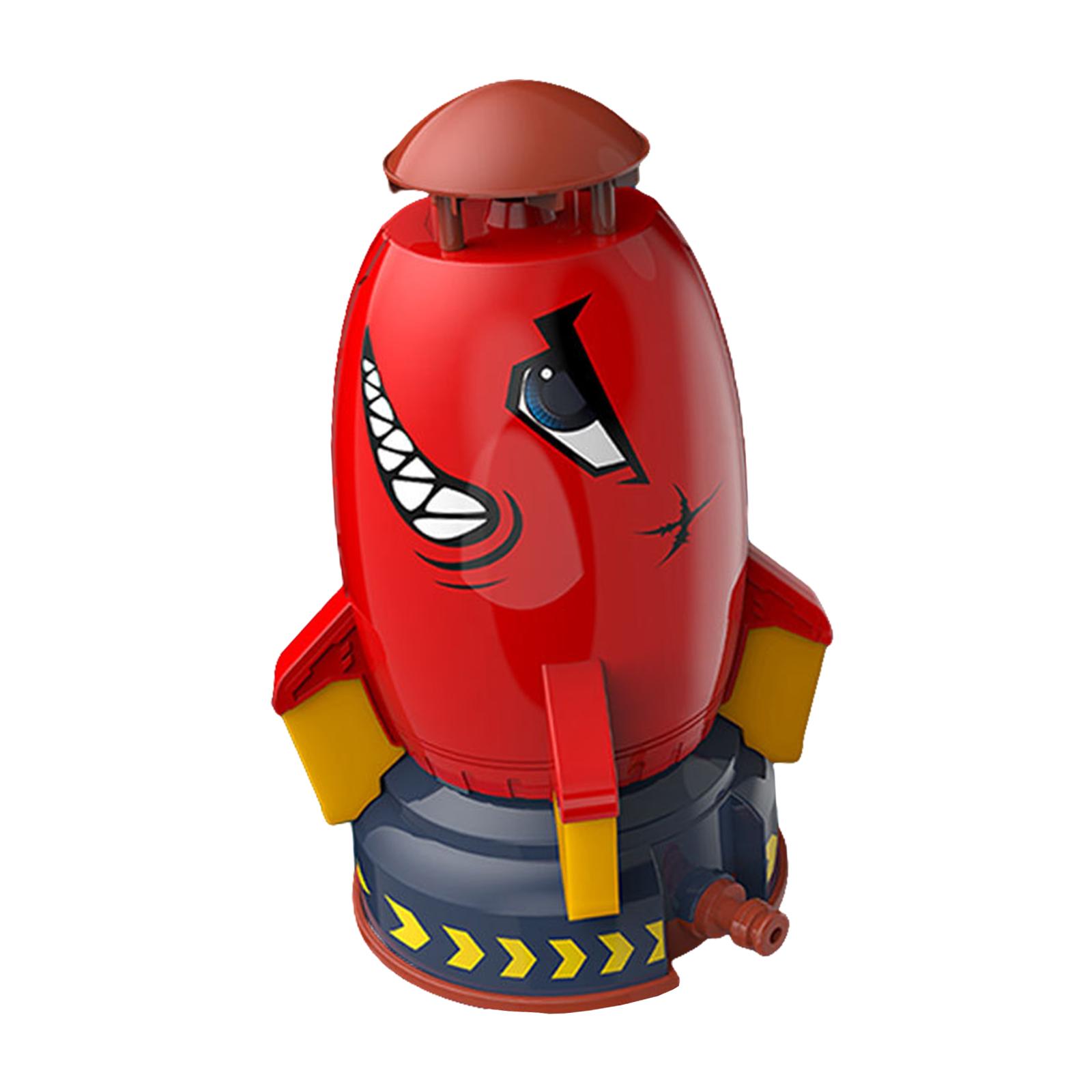 Bothyi - Juguete De Pulverización De Agua Para Césped, Forma De Cohete Espacial, Juguete De Agua Para Exteriores Para Niños, Bebés, Niños, Tuberías De Agua De 5M