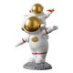 thumbnail image 2 of Astronauta Figuras Spaceman Estatua Estatua Coleccionable Niños Regalo Decoración De Escritorio 14x21cm, 2 of 5