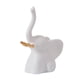 thumbnail image 1 of Mini Estatua De Elefante, Artesanía, Escultura Pequeña Para Chimenea, Gabinete, Oficina, Color Blanco, 1 of 3