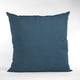 thumbnail image 5 of Cojín Plutus Brands Plutus Navy Solid Shiny Velvet, 5 of 5