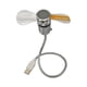 thumbnail image 4 of Ventilador De Reloj LED Con Ventilador De Enfriamiento Flexible De Escritorio De Temperatura Para Viajes De Verano De Escritorio, 4 of 5