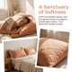 thumbnail image 5 of REGALWOVEN Protector de Almohada de Alta Calidad para Uso en Hogar y Hotel con Protección contra Alérgenos Khaki Queen, 5 of 5