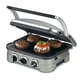 thumbnail image 1 of Prensa Panini Cuisinart GR-4NP1 5 en 1 de acero inoxidable, 1 of 3
