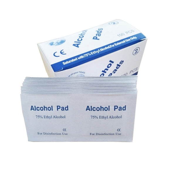 Toallitas de Alcohol HCDIM 75% Etanol 100 Unidades