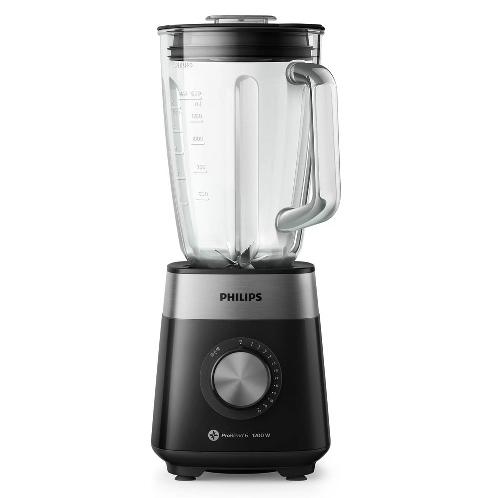 Philips - Licuadora Hr2242/90 1200w Jarra Vidrio 2lt 12 Veloc