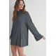 thumbnail image 4 of CCWHOLESALESCLOTHINGS Vestido de Cuello Alto con Mangas Acampanadas, Talla Grande para Mujer, 4 of 5