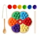 thumbnail image 4 of Montessori Rainbow Peg Board Clasificación Y Conteo De Colores Para Niñas En Edad Preescolar, 4 of 5