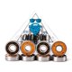 thumbnail image 2 of Juego de 8 rodamientos Oldboy 8x22x7 mm de acero cromado, 2 of 9