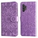 thumbnail image 2 of Funda tipo cartera FOXDOCK para Samsung Galaxy A32 5G , diseño girasol en relieve, cuero PU, cierre magnético, soporte y tarjetero, 2 of 5