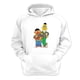 thumbnail image 1 of Polerón Canguro Enrique Y Beto Blanco Talla Xs Unisex, 1 of 1
