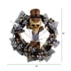 thumbnail image 2 of Corona de Halloween con calavera, malla a cuadros, 60 cm, 2 of 4