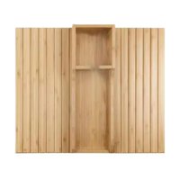 Magideal - Bandeja Para Reposabrazos De Sofá, Bandeja De Madera Para Servir, Organizador Portátil Para Sofá, Portavasos Para Frutas, Bebidas, Postres, Café Con C