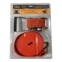 Eslingas D/Amarre De 10 Metros 10Mx5Cm Naranja Carlo 6000441