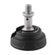 thumbnail image 1 of Almohadilla de pie de goma universal, alfombrilla de pie giratoria antideslizante de acero inoxidable de 3/8 "para accesorios de patas de trípode , estilo c, 1 of 5