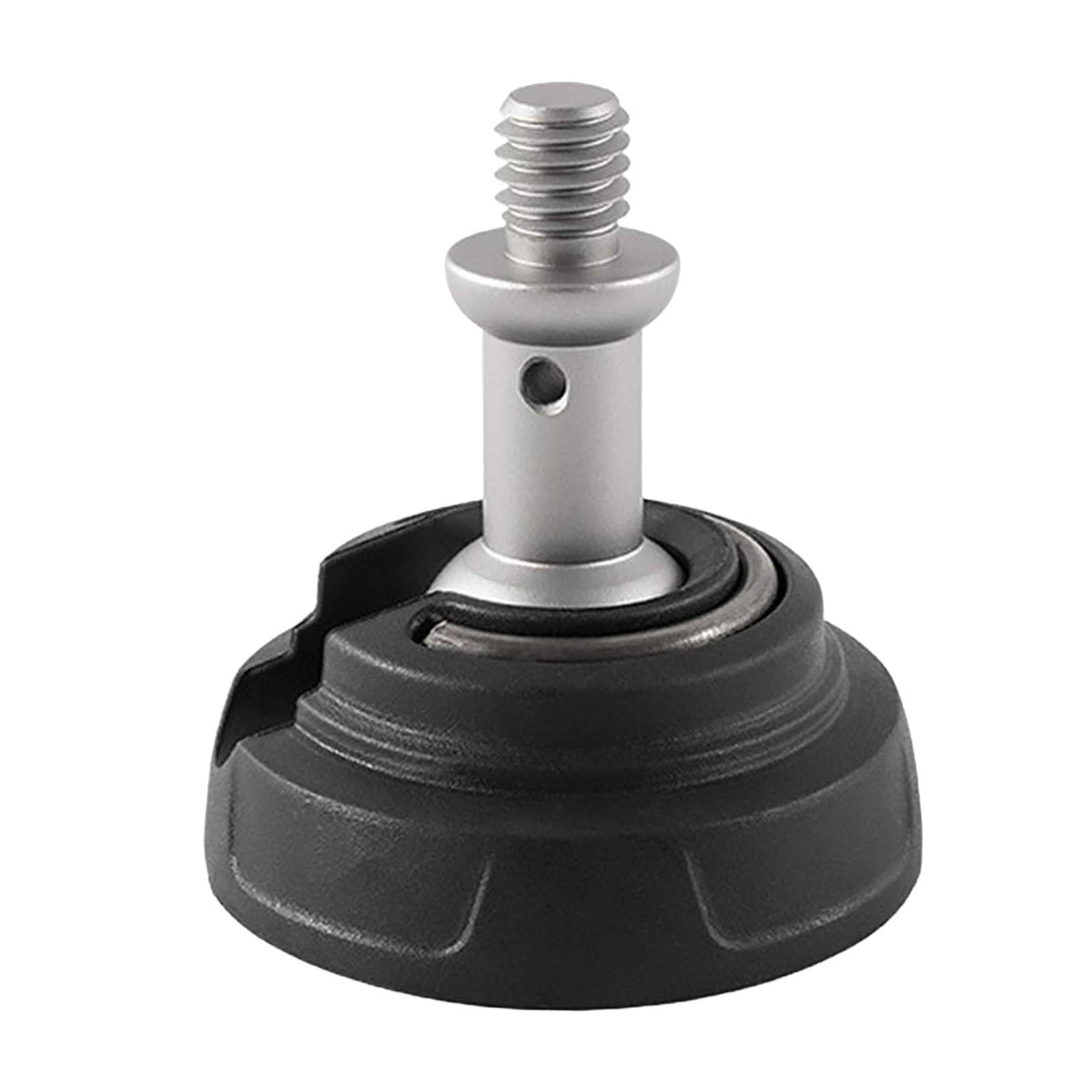 Magideal - Almohadilla De Pie De Goma Universal, Alfombrilla De Pie Giratoria Antideslizante De Acero Inoxidable De 3/8 "para Accesorios De Patas De Trípode , Estilo C