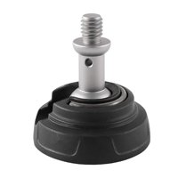 Magideal - Almohadilla De Pie De Goma Universal, Alfombrilla De Pie Giratoria Antideslizante De Acero Inoxidable De 3/8 ""Para Accesorios De Patas De Trípode , Estilo C