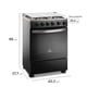 thumbnail image 2 of Cocina a Gas 4 Platos Horno Vapor y Temporizador FM4TPC Negra, 2 of 12