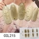 thumbnail image 1 of Y2K Fashion Nail Strips Spring Summer Glossy Nail Strips Full Wraps Nail Polish Sticker Self Adhesive Nail Art Decal Strip For Women Nail Art DIY, 1 of 2