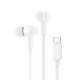 thumbnail image 1 of Auriculares intraurales Belkin SoundForm con cable y micrófono, color blanco, 1 of 8