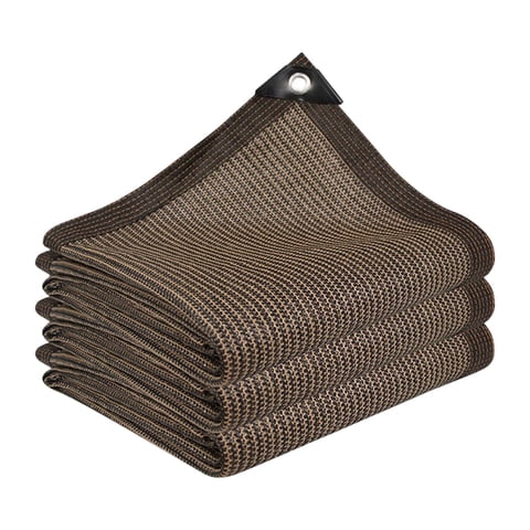 Ioensy - Lona De Malla Con Ojales, Red De Sombra Plegable De Alta Densidad Para Patios, Jardín, Coche, 3Mx4M