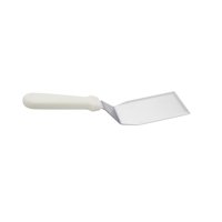 Sunnex - Espatula Plancha Curva Solida Mango Blanco 26 Cm