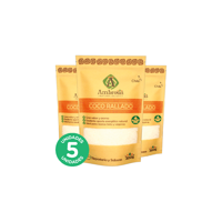 Ambrosia Spa - Pack 5, Coco Rallado 200Gr