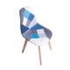 thumbnail image 4 of Pack 4 unidades Silla Comedor Eames PatchworK Azul, 4 of 6