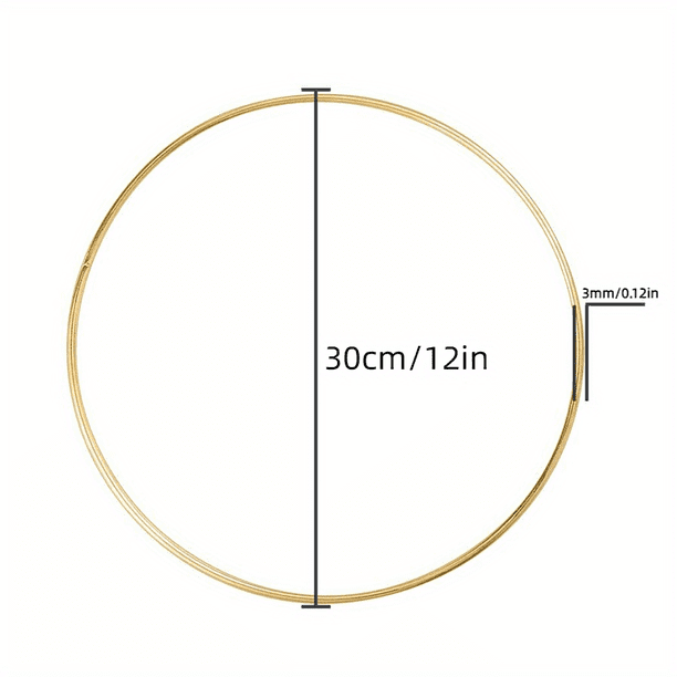 1pc, Metal Rings, For Crafts Dream Catcher Rings Metal Hoops Macrame Ring, Golden Macrame And Dream Catcher Supplies, Centerpiece Table Decorations, Home Decor, Room Decor, Party Decor, Wedding Suppli
