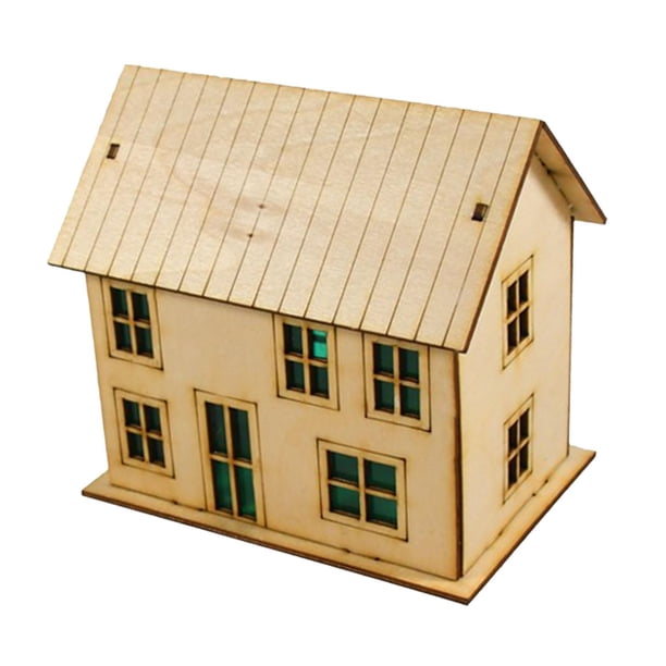 Adorno A Escala 1:60, Modelo De Casa En Miniatura 3D Para Adultos Y Niños, Mesa De Arena, Regalo, Estilo D