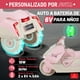 thumbnail image 3 of Moto Electrica Niñas Niños 6v Con 3 Ruedas Multifuncional Rosa, 3 of 10