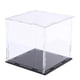 thumbnail image 4 of Vitrina de acrílico , vitrina de protección negra, caja de exhibición de caja de mostrador de montaje a prueba de polvo para , 20x20x27cm, 4 of 5