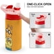thumbnail image 4 of ArturoBotella de Agua con Tapa Pop Top de Un Toque, Acero Inoxidable, a Prueba de Fugas, para Deportes, Botella Infantil rosa 12 oz, 4 of 6