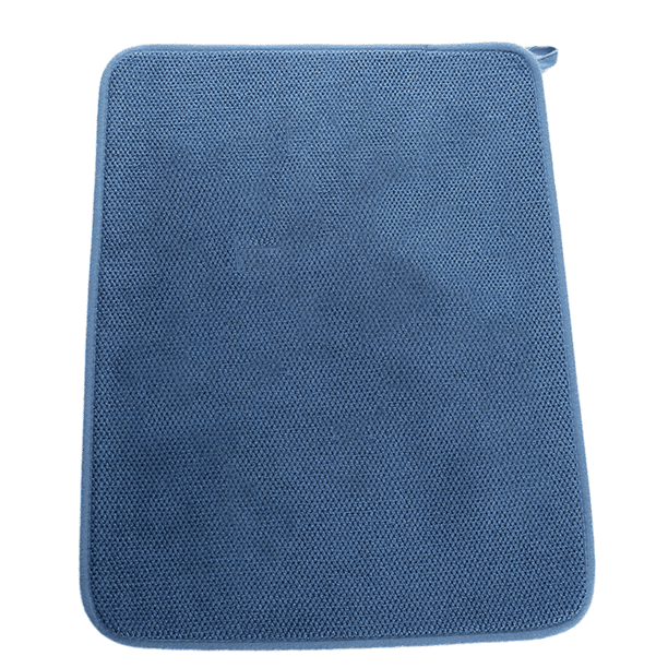 Tapete de secado de platos de microfibra, súper absorbente, tapete de secado de platos de microfibra